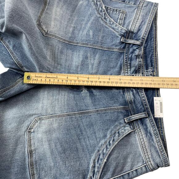 Time and Tru Womens Size 14 Utility Slim High Rise Denim Blue Jeans Medium Wash - Picture 11 of 13